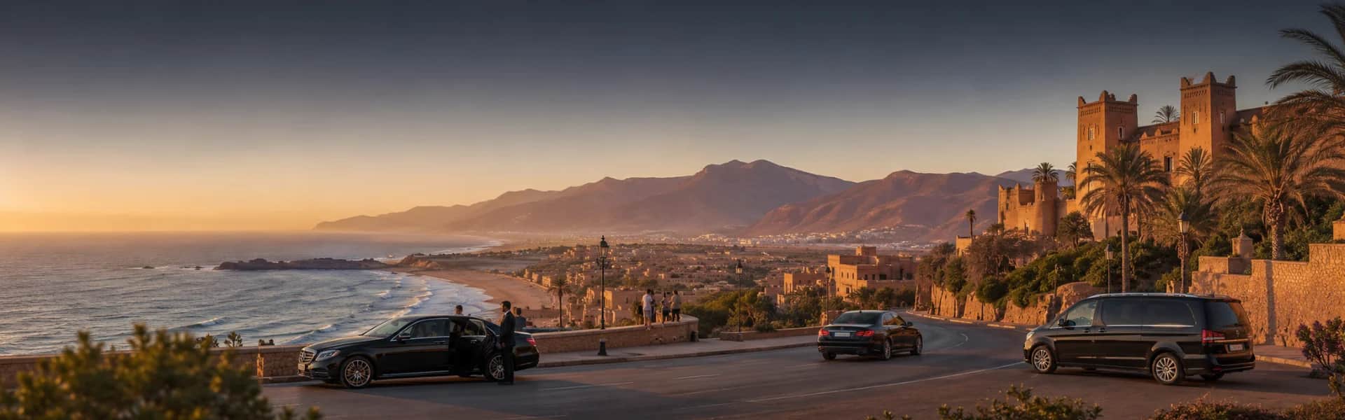 Mercedes, BMW and more in Marrakech. Fixed-Price Private Driver Service